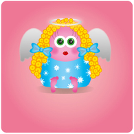 Holiday & Seasonal - Cute Little Angel Vector 