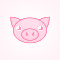 Cute Pink Pig