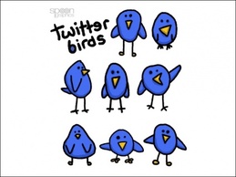 Elements - Cute & Simple Twitter Bird Graphics 