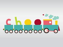 Cute Vector Train