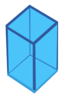 Cyan Transparent Cube