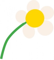 Flowers & Trees - Daisy clip art 