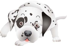 Animals - Dalmation Vector 4 