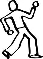 Human - Dancer Sketch clip art 