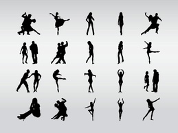 Music - Dancers Silhouettes 