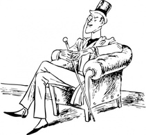 Human - Dapper Dan clip art 