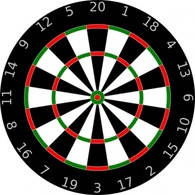 Dartboard clip art