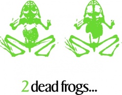 Animals - Dead Frogs clip art 