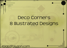 Ornaments - Deco Corners Vectors 