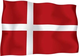 Signs & Symbols - Denmark Flag Vector 