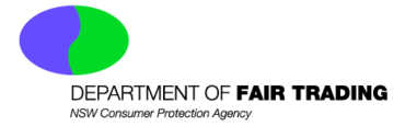 Department Of Fair Trading