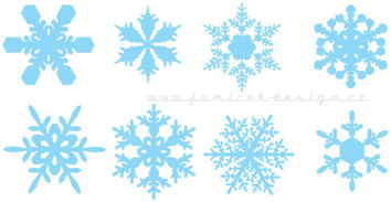 Elements - Design elements - Set of snowflakes 