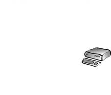 Desktop Computer And Keyboard clip art