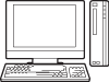 Desktop Computer Free Vector 