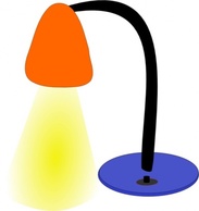 Desktop Lamp clip art