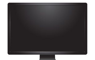 Technology - Desktop Monitor Vector 