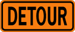 Detour Vector Sign 