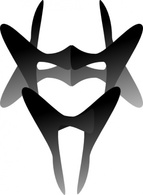 Devilish Mask clip art Preview