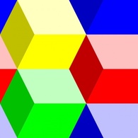 Fashion - Diamond Cubes 3 Pattern clip art 