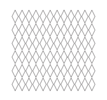 Diamond Grid Pattern - No Color 1 Preview