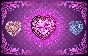 Diamond Heart Vectors