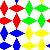 Fashion - Diamond Squares 3 Pattern clip art 