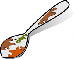 Dirty Spoon clip art