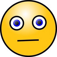 Dissapointed Smile Smiley clip art