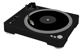 DJ turntable 