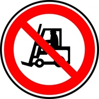 Transportation - Do Not Carry With Vehicles clip art 