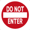 Do Not Enter Traffic Sign Preview