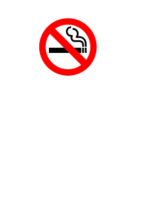 Signs & Symbols - Do Not Smoke 