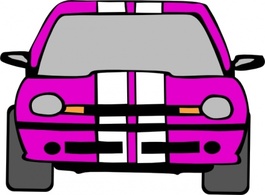 Dodge Neon (pink) clip art Preview