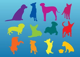 Dogs Silhouettes