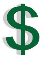 Dollar symbol in 3D