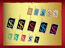 Business - Dollar Vector Tags 