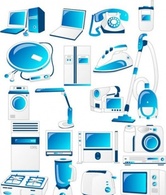 Domestic Appliances Icons Preview