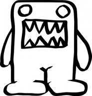 Domo Kun clip art 