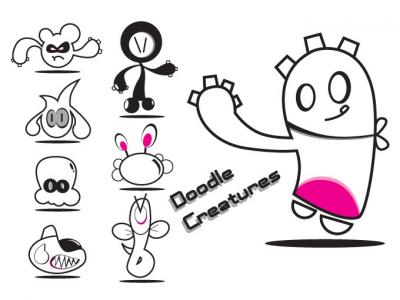 Cartoon - Doodle Creatures 