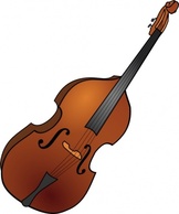 Double Bass clip art