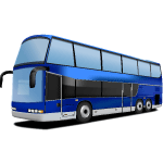 Double Decker Bus Vector Image Preview