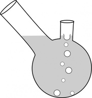 Double Neck Boiling Flask clip art Preview