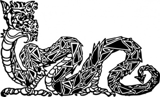 Animals - Dragon clip art 