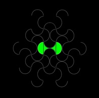 Drawing Shape Rounded Curves Grid Fractal Geometric Preview