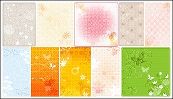 Dream pattern vector background material