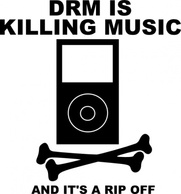 Music - Drm Is Killing Music clip art 