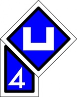 Dutch Railway Sign clip art