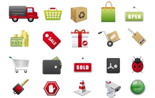 E-Commerce Vector Icons Preview