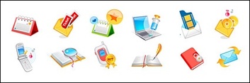 E-mail communications vector icon material Preview