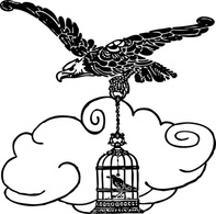 Eagle And Nightingale clip art